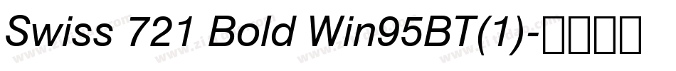 Swiss 721 Bold Win95BT(1)字体转换
